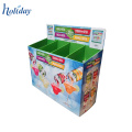 mixed color recycled snack display stands